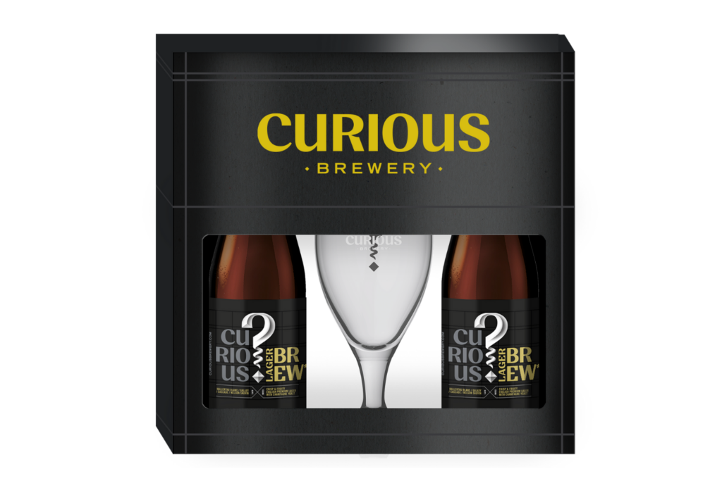 Curious Brew Gift Set - 2 x 330ml bottles & a glass